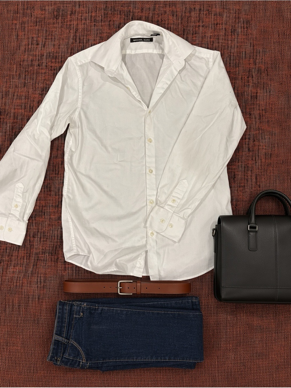 Michael Kors White Long button down